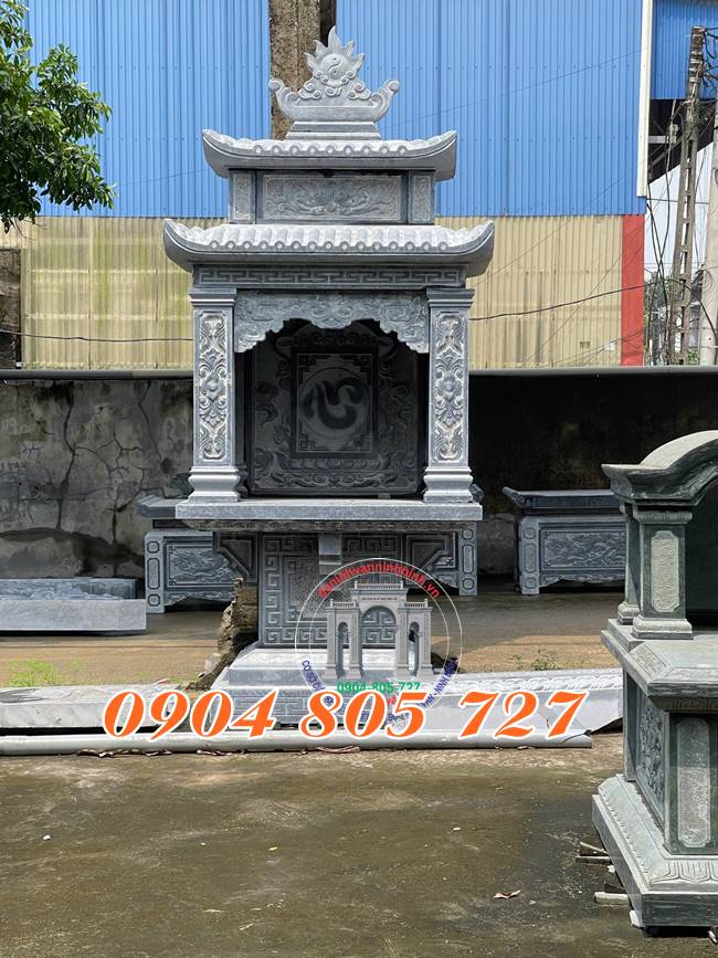 Mẫu bàn thiên bằng đá có mái tại Bình Định Mẫu bàn thiên bằng đá có mái tại Bình Định