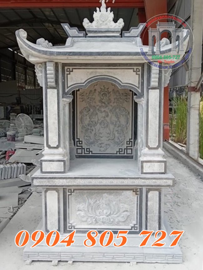 Mẫu bàn thiên đá ngoài trời thờ thần linh tại Bình Định Mẫu bàn thiên đá ngoài trời thờ thần linh tại Bình Định