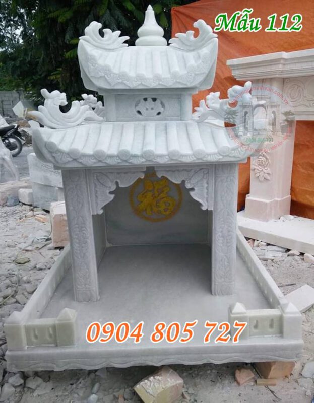 Bàn thờ thiên ngoài trời đẹp thờ thần linh bằng đá tại sài gòn 112