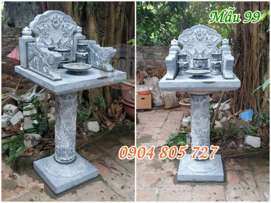Bàn thiên ngoài trời đẹp bằng đá tại hưng yên 99