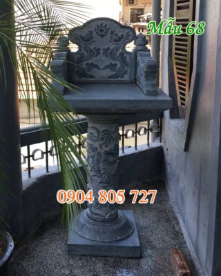Bàn thờ ngoài trời đẹp đơn giản bằng đá 68
