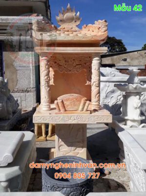 Bàn thờ thiên đẹp bằng đá vàng tại thừa thiên huế 42