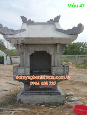 Bàn thờ thiên đẹp thờ thần linh bằng đá tại cần thơ 47