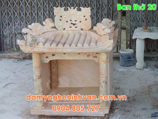 Bàn thờ ông địa bằng đá đẹp 20