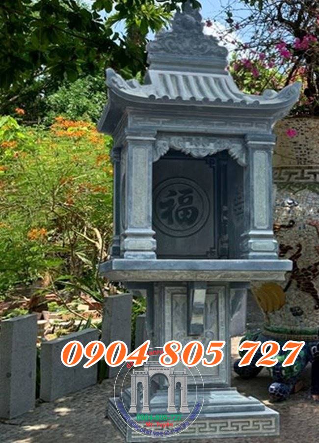 Mẫu miếu thờ nguyên khối - Miếu thờ thần linh đẹp tại Phú Thọ