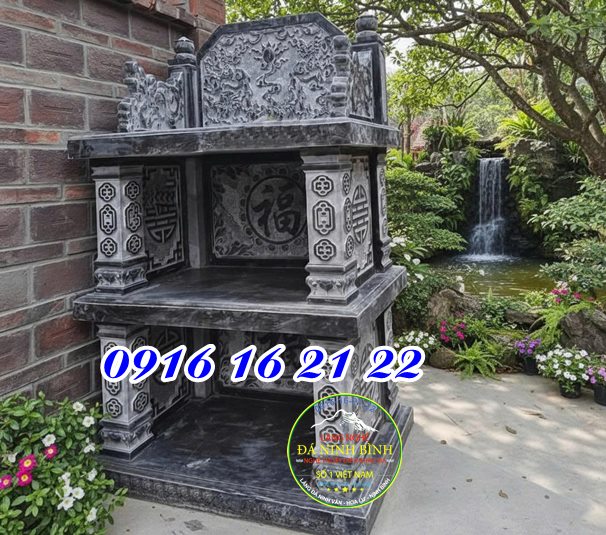 Mẫu miếu trắng thờ thần linh 3 tầng - Thiết kế miếu thần linh 34 bằng đá ngoài trời Mẫu miếu trắng thờ thần linh 3 tầng - Thiết kế miếu thần linh 34 bằng đá ngoài trời