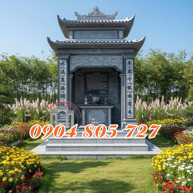 Miếu thờ nguyên khối - Miếu thờ thần linh đẹp tại Phú Thọ