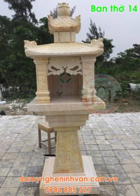 Mẫu bàn thiên đẹp bằng đá vàng tại đồng tháp 14