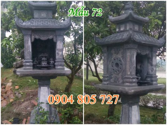Mẫu bàn thờ ngoài trời đẹp bằng đá 72