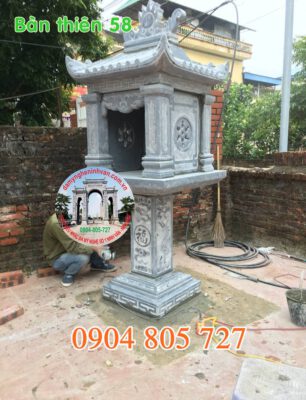 Mẫu bàn thờ thiên trước nhà đẹp tại vũng tàu 58
