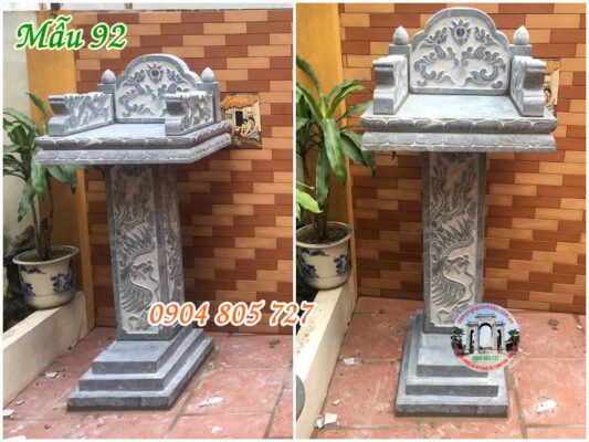 Mẫu bàn thờ thiên đẹp bằng đá tự nhiên đẹp nhất 92