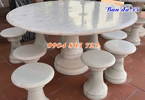 Bàn ghế đá granite 55