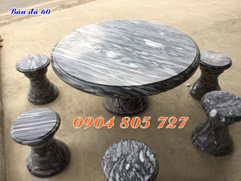 Bàn ghế đá granite đẹp 60