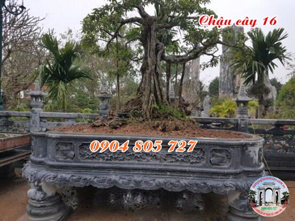 Mẫu chậu đá tự nhiên trồng cây cảnh đẹp 16