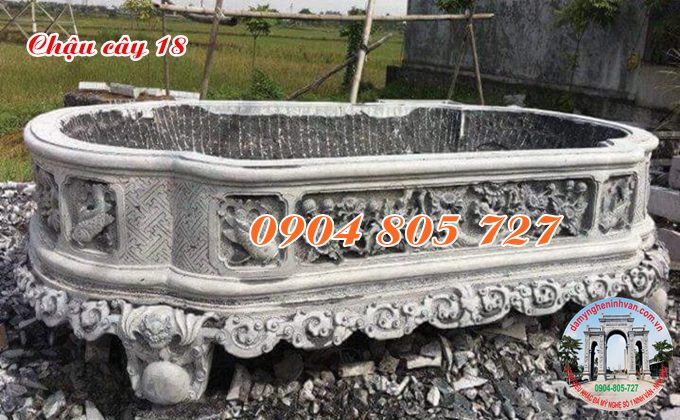 Mẫu chậu đá tự nhiên trồng cây cảnh đẹp 18