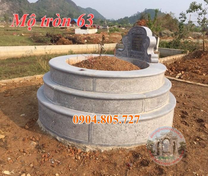 Lăng mộ tròn tự nhiên nguyên khối 63