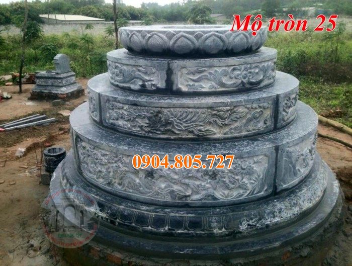 Mộ tròn phong thủy tự nhiên nguyên khối 25