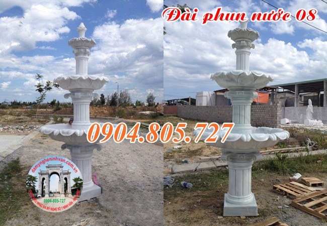 Mẫu đài phun nước đẹp bằng đá 08