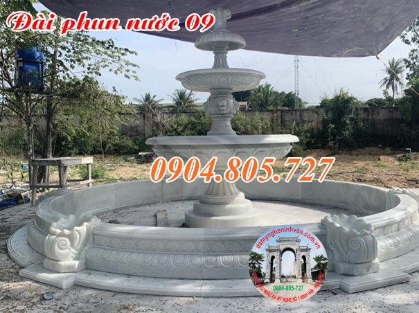 Mẫu đài phun nước đẹp bằng đá 09