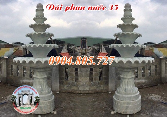 Trụ đá phun nước 35