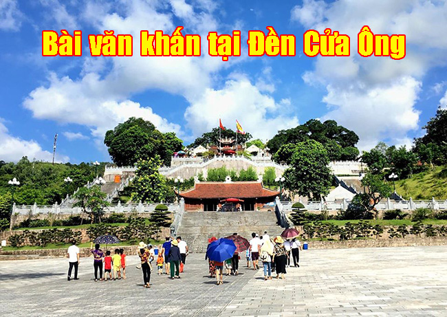 Bài văn khấn tại Đền Cửa Ông