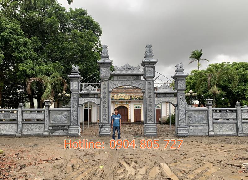 Hình ảnh xây cổng đình làng đẹp nhất 2023 tại Thái Bình