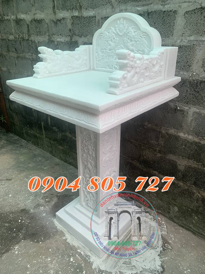 Bàn thờ tiền chủ đá trắng tại Tp Hồ Chí Minh Bàn thờ tiền chủ đá trắng tại Tp Hồ Chí Minh
