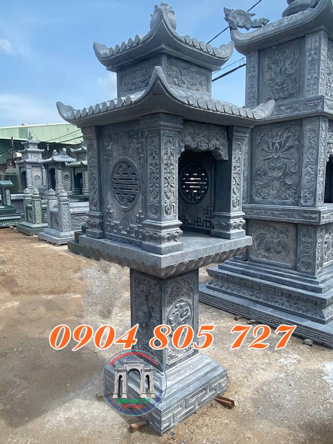 Mẫu bàn thờ tiền chủ bằng đá hai mái tại Tp Hồ Chí Minh Mẫu bàn thờ tiền chủ bằng đá hai mái tại Tp Hồ Chí Minh