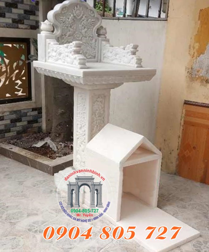 Mẫu bàn thờ thiên đá trắng 2 tầng bán tại Bình Dương Mẫu bàn thờ thiên đá trắng 2 tầng bán tại Bình Dương