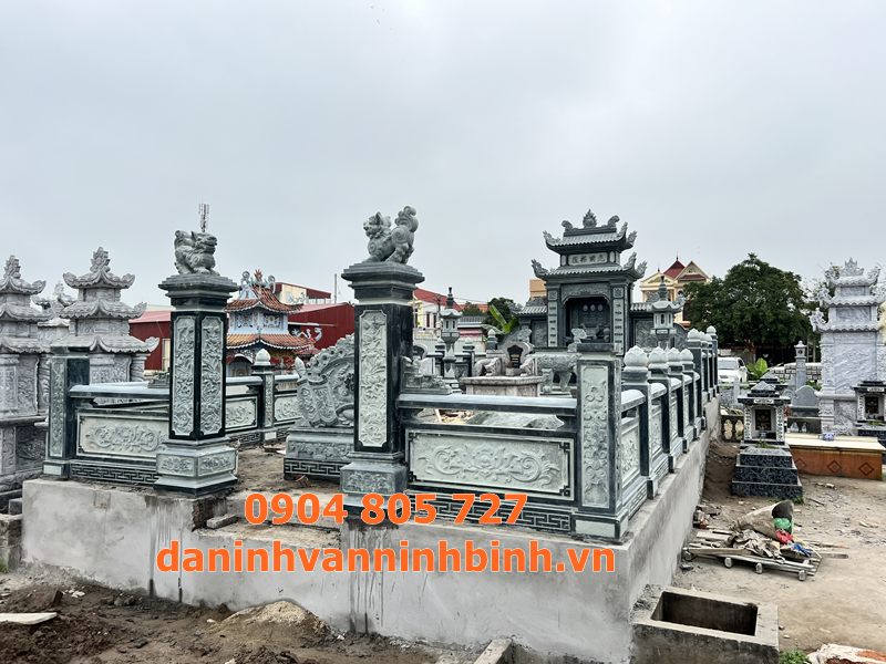 Lắp đặt lan can tường rào đá ở Hải Phòng