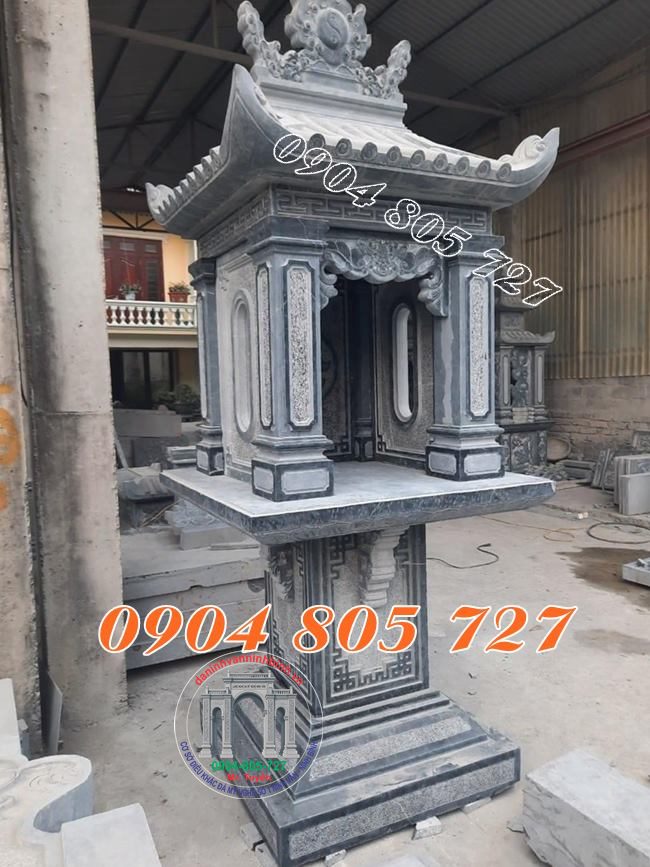 Mẫu bàn thờ thiên ngoài trời có mái tại Bà Rịa-Vũng Tàu bằng đá Mẫu bàn thờ thiên ngoài trời có mái tại Bà Rịa-Vũng Tàu bằng đá