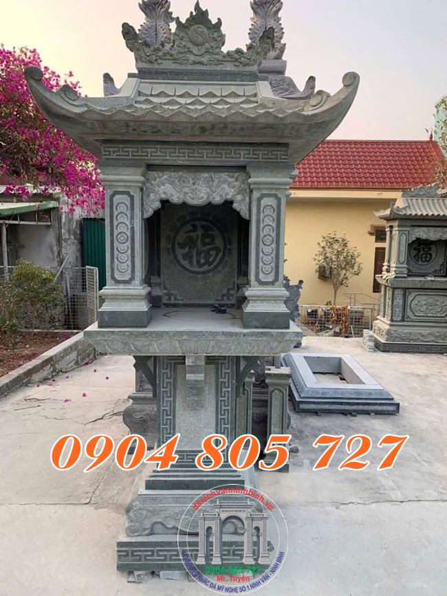 Mẫu cây hương miếu đá thờ thần linh ở Lai Châu