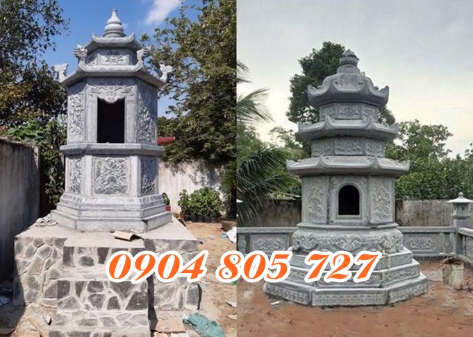 Mẫu mộ đá lục giác mộ đá lục lăng mộ đá bát giác xưởng chế tác mộ đá Ninh Bình