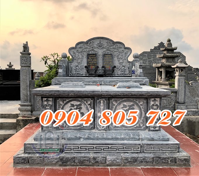 Mộ đá đôi xưởng chế tác mộ đá Ninh Bình