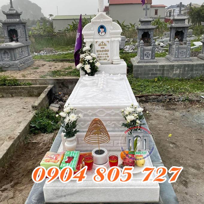 Mộ công giáo - Top 34 mẫu mộ đá trắng công giáo đẹp nhất hiện nay bán ở Hải Dương Mộ công giáo - Top 34 mẫu mộ đá trắng công giáo đẹp nhất hiện nay bán ở Hải Dương