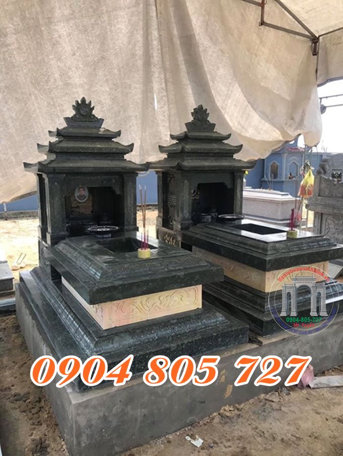 Mộ đá tại hải phòng được đặt làm theo yêu cầu riêng của gia đình