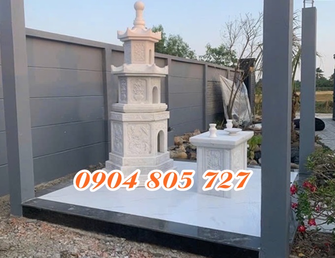 Mộ đá trắng mang vẻ đẹp thanh khiết tại hải phòng