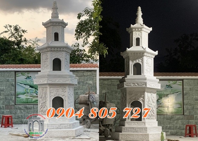 Mộ tháp đá để tro cốt - Top 34 mẫu tháp mộ đá trắng đẹp nhất hiện nay bán ở Hải Dương Mộ tháp đá để tro cốt - Top 34 mẫu tháp mộ đá trắng đẹp nhất hiện nay bán ở Hải Dương