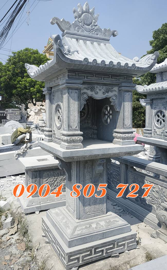 Mẫu miếu thờ có mái bằng đá thờ thần linh - Nhận làm miếu thờ nhỏ trước nhà bằng đá thờ thần linh uy tín giá tốt Mẫu miếu thờ có mái bằng đá thờ thần linh - Nhận làm miếu thờ nhỏ trước nhà bằng đá thờ thần linh uy tín giá tốt