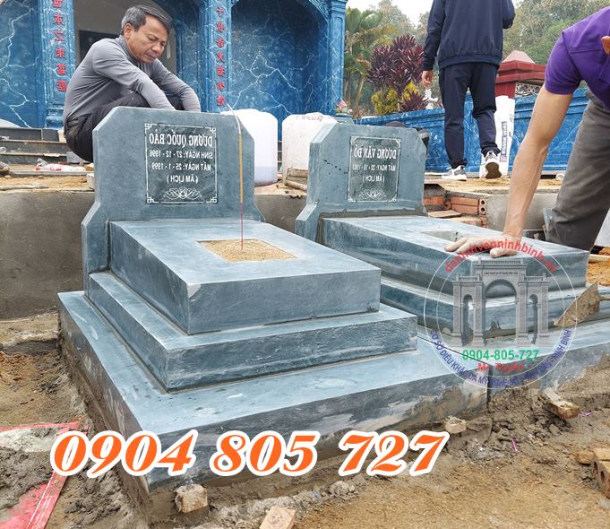 Mẫu mộ đá nguyên khối không mái giá rẻ tại Hưng Yên - Báo Giá Mộ Đá Hưng Yên Mới Nhất 2025 - Thiết Kế Miễn Phí