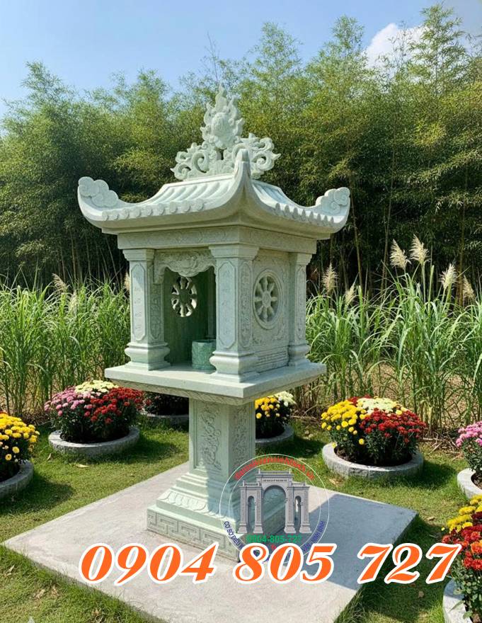 Miếu thờ mái thái bằng đá thờ thần linh - Nhận làm miếu thờ nhỏ trước nhà bằng đá thờ thần linh uy tín giá tốt Miếu thờ mái thái bằng đá thờ thần linh - Nhận làm miếu thờ nhỏ trước nhà bằng đá thờ thần linh uy tín giá tốt