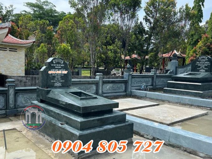 Mộ đá xanh rêu giá rẻ tại Hưng Yên - Báo Giá Mộ Đá Hưng Yên Mới Nhất 2025 - Thiết Kế Miễn Phí