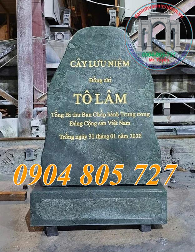 Mẫu bia đá trồng cây lưu niệm