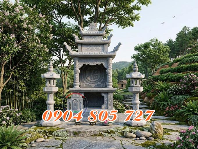 Miếu thờ 2 tầng chạm khắc hoa văn tinh xảo mẫu miếu thờ 2 tầng bằng đá đẹp chuẩn phong thủy Miếu thờ 2 tầng chạm khắc hoa văn tinh xảo mẫu miếu thờ 2 tầng bằng đá đẹp chuẩn phong thủy